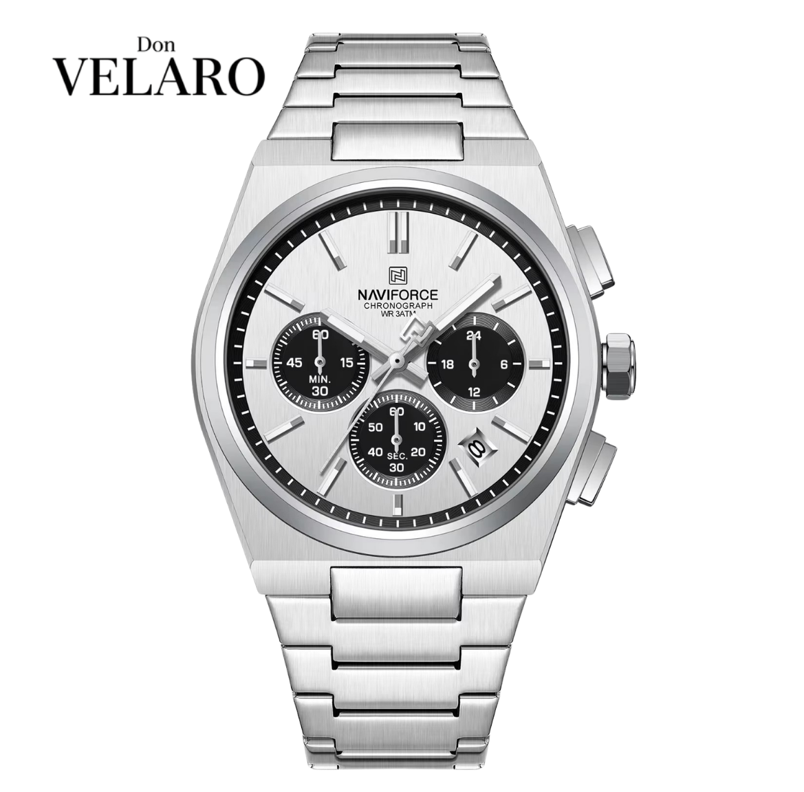 Don Velaro - 001 — Silver Ice Chrono