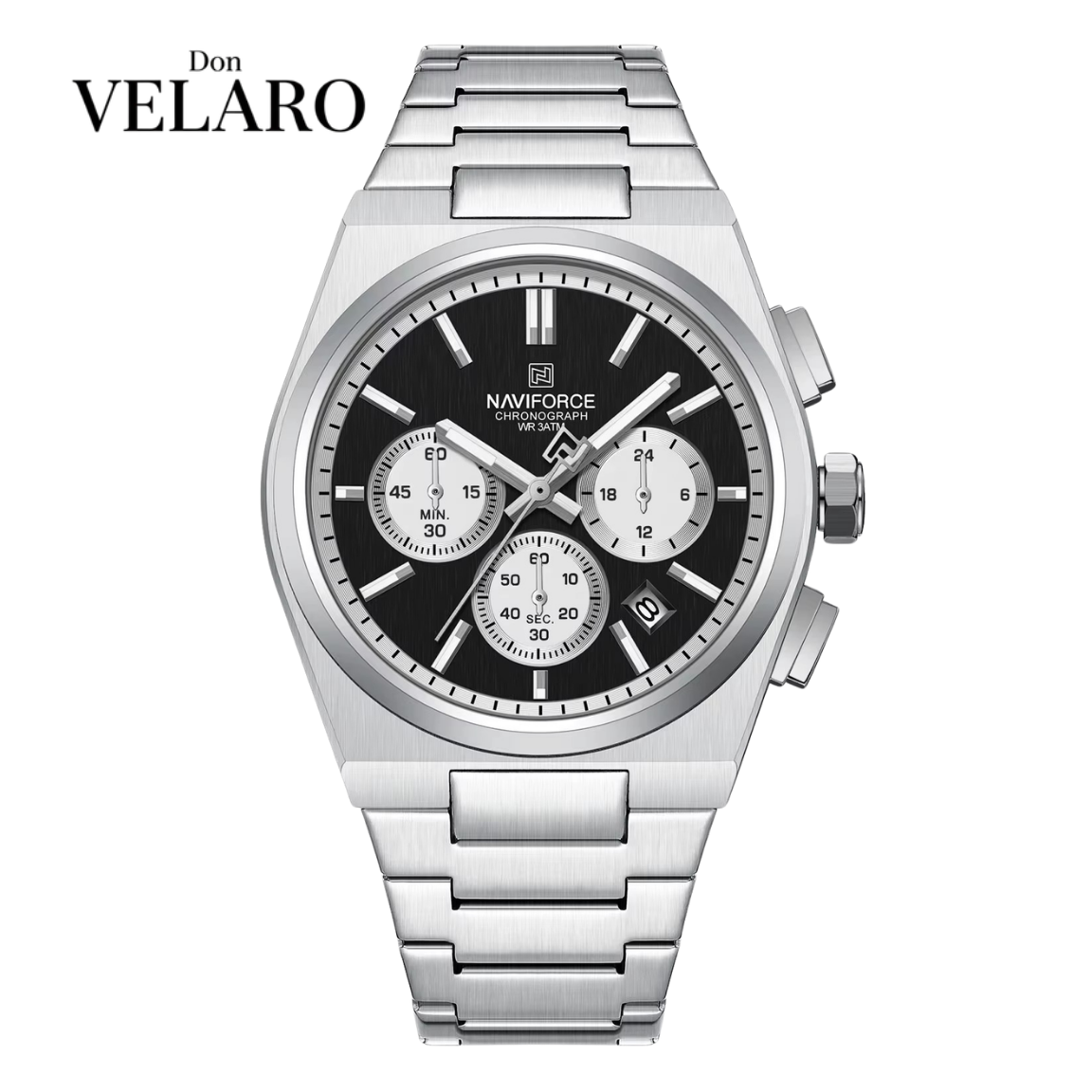 Don Velaro - 001 — Silver Classic Chrono