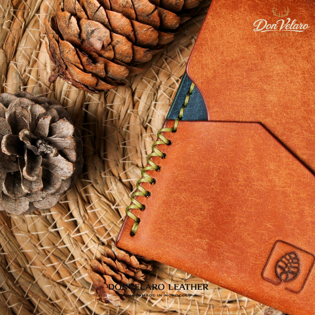 DONVELARO – Wallet Minimaliste en Cuir Véritable