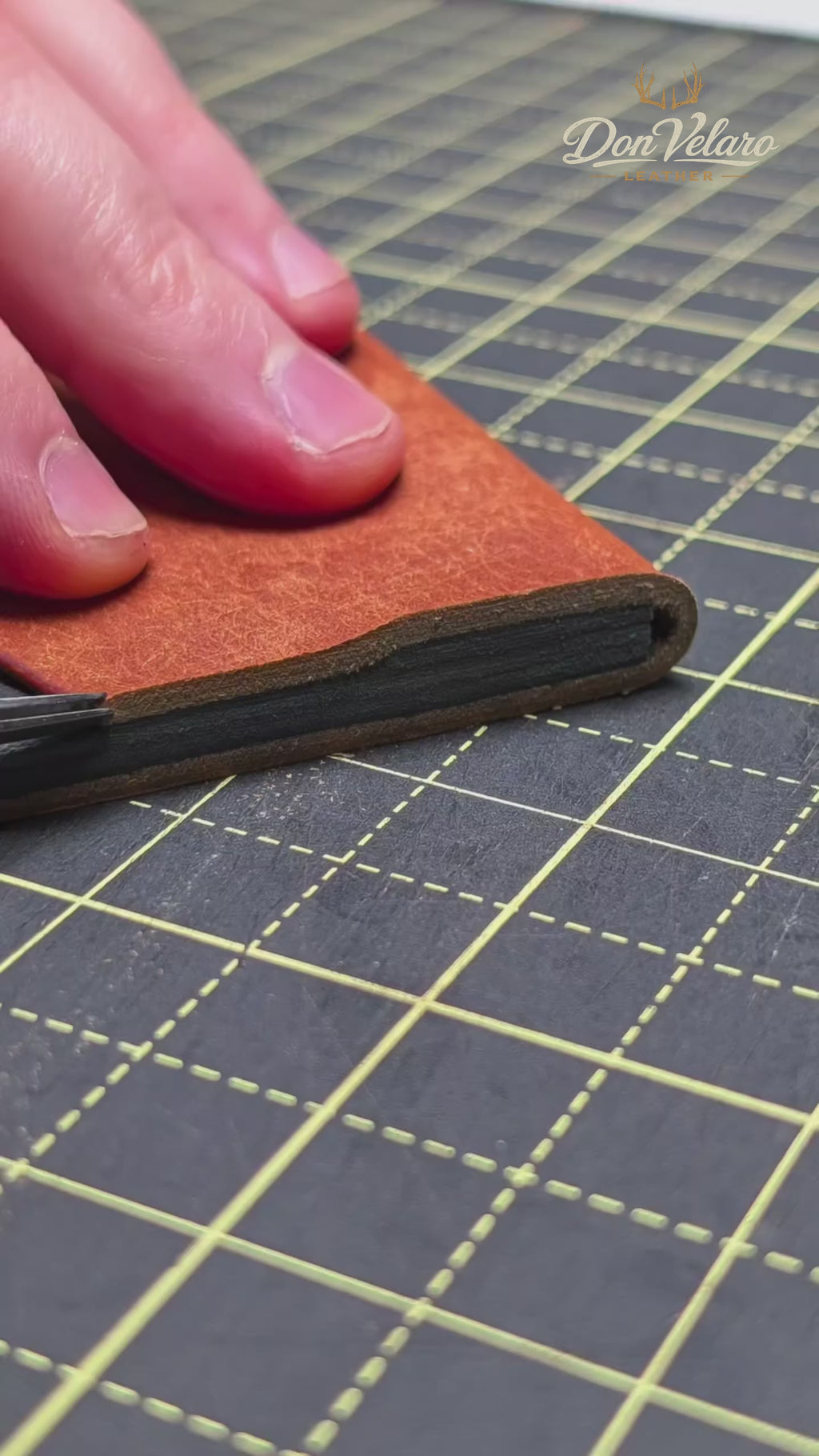 DONVELARO – Wallet Minimaliste en Cuir Véritable